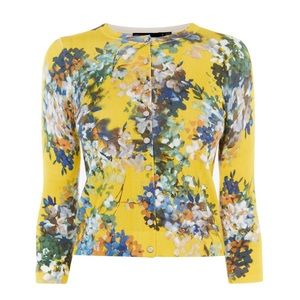 KAREN MILLEN floral cardigan